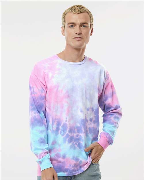Unisex Tie-Dyed Long Sleeve T-Shirt - 2000 18