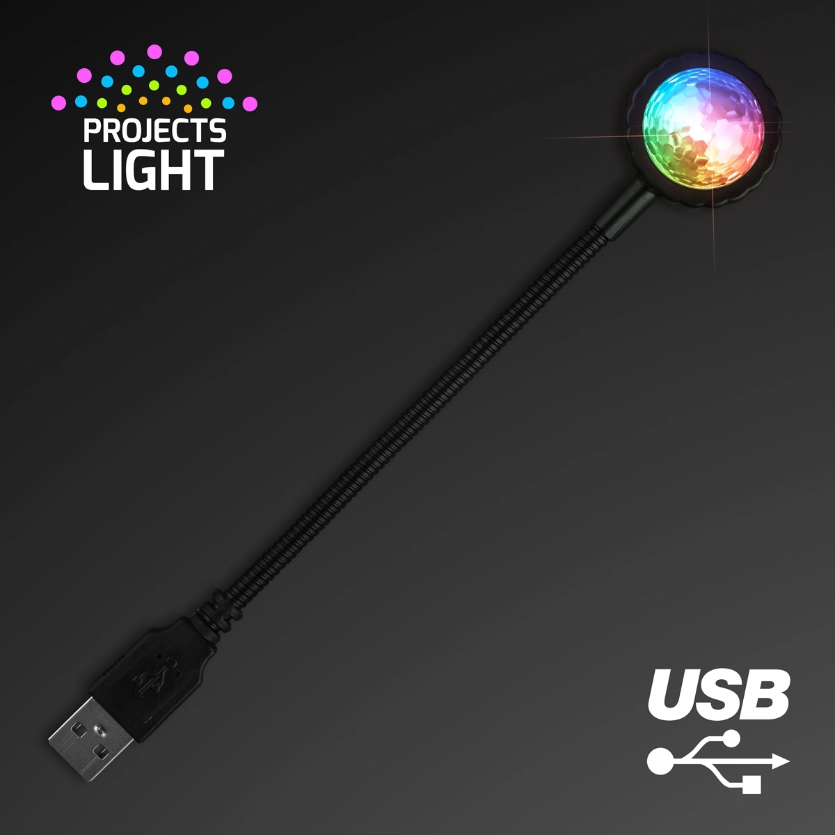 USB Party Light Mini Disco Ball, 9 Settings 3