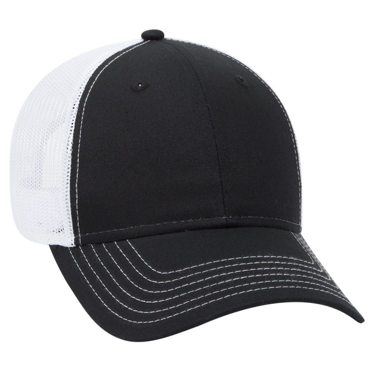 OTTO CAP® 6 Panel Low Profile Mesh Back Trucker Hat 157