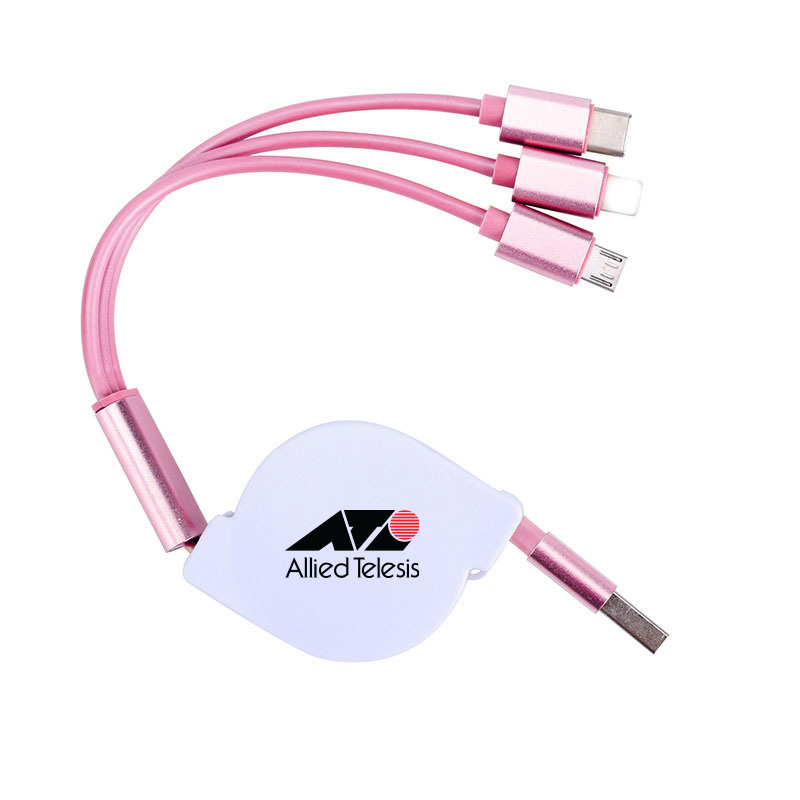 Retractable USB Data and Charging Cable Multiple Tips Works w/Most Cell Phones 7