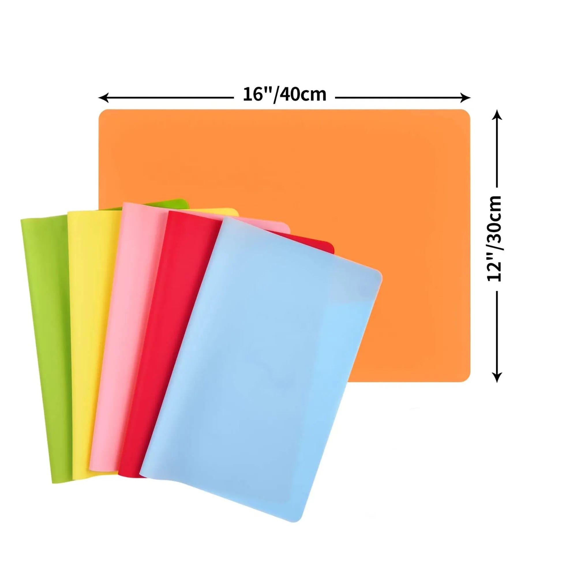MOQ20 Dining Table Insulation Silicone Anti-Slip Placemat 4