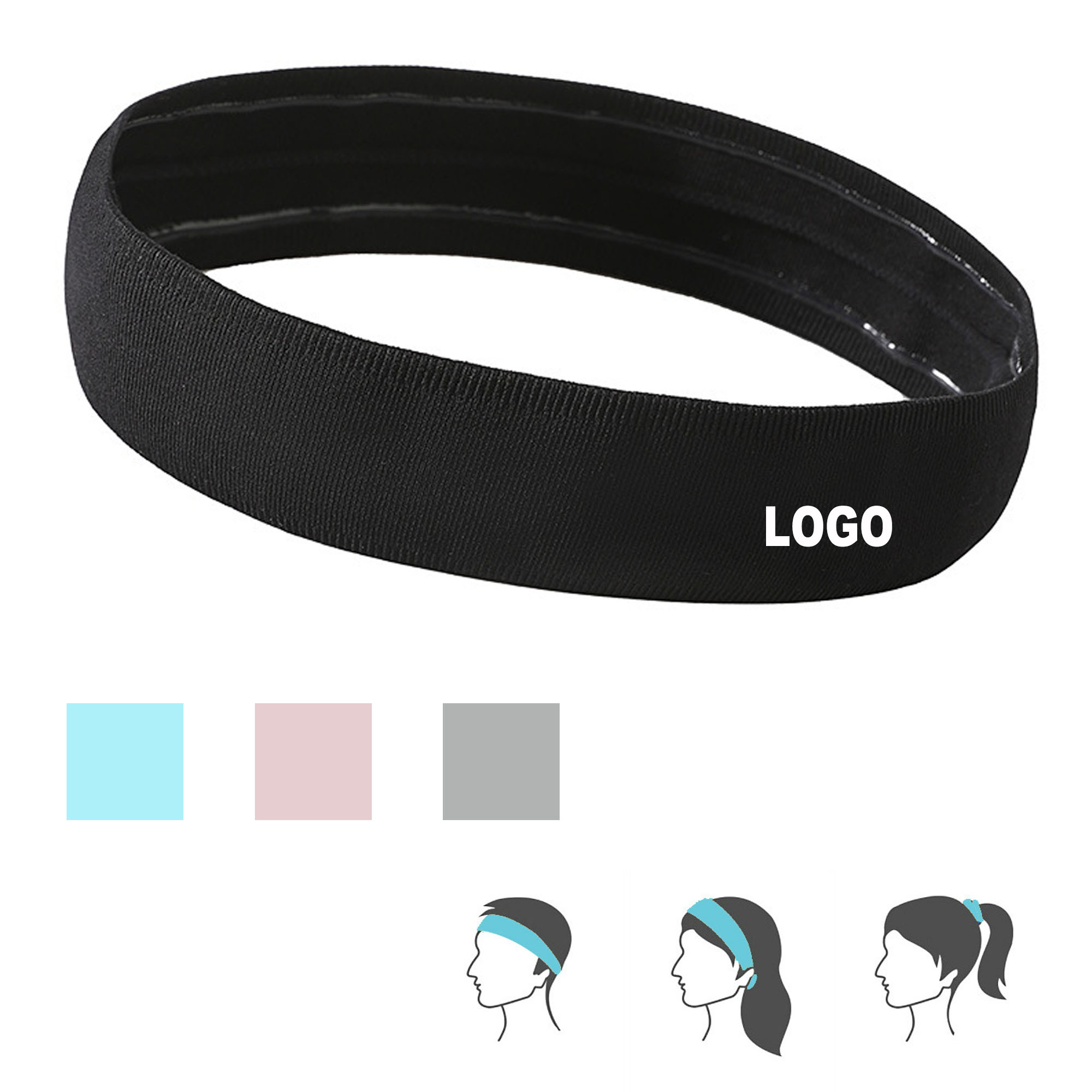 MOQ 10 Sport Sweat Headband 2