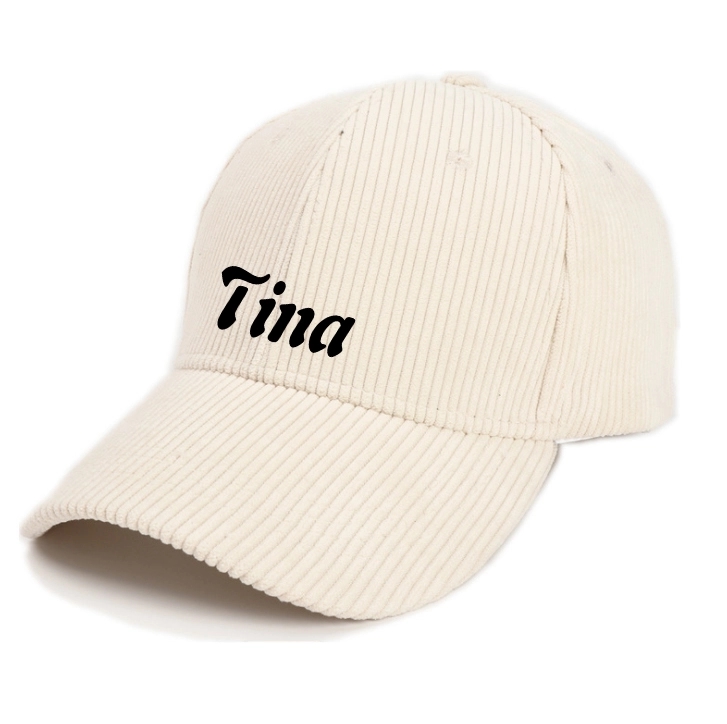 Corduroy baseball cap 18