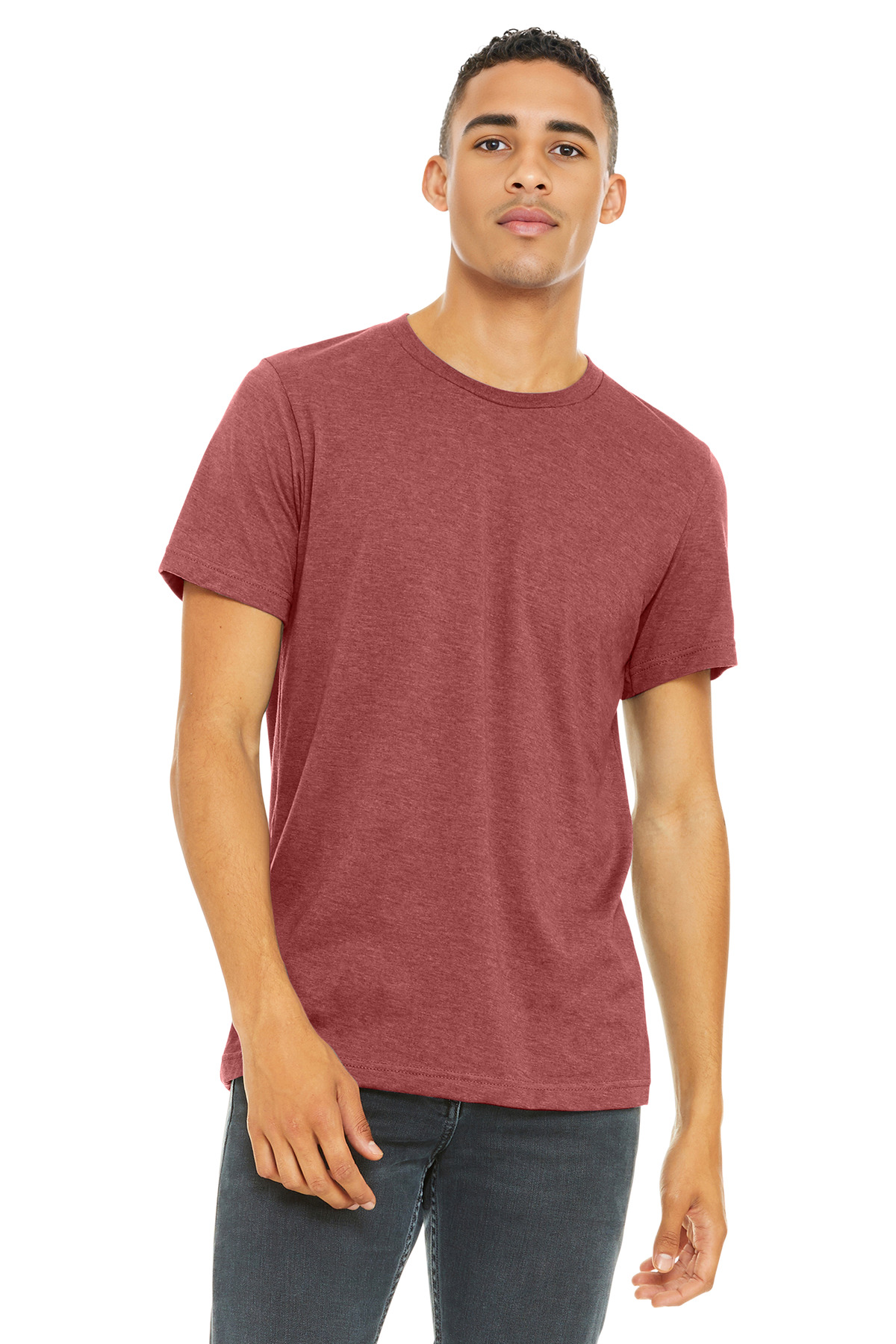 BELLA+CANVAS Unisex Heather CVC Short Sleeve Tee. BC3001CVC 494