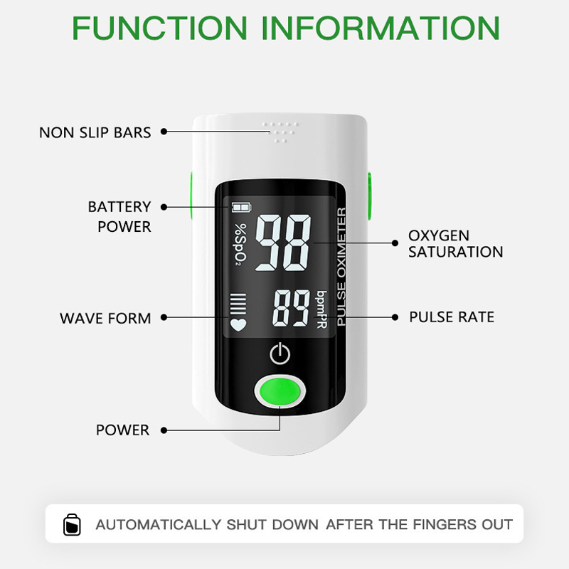 High-performance Sensors Finger Clip Pulse Oximeter 4