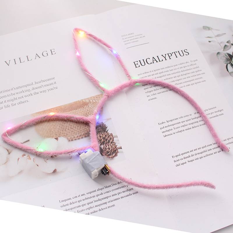 Plush Bunny ears hairbands 2