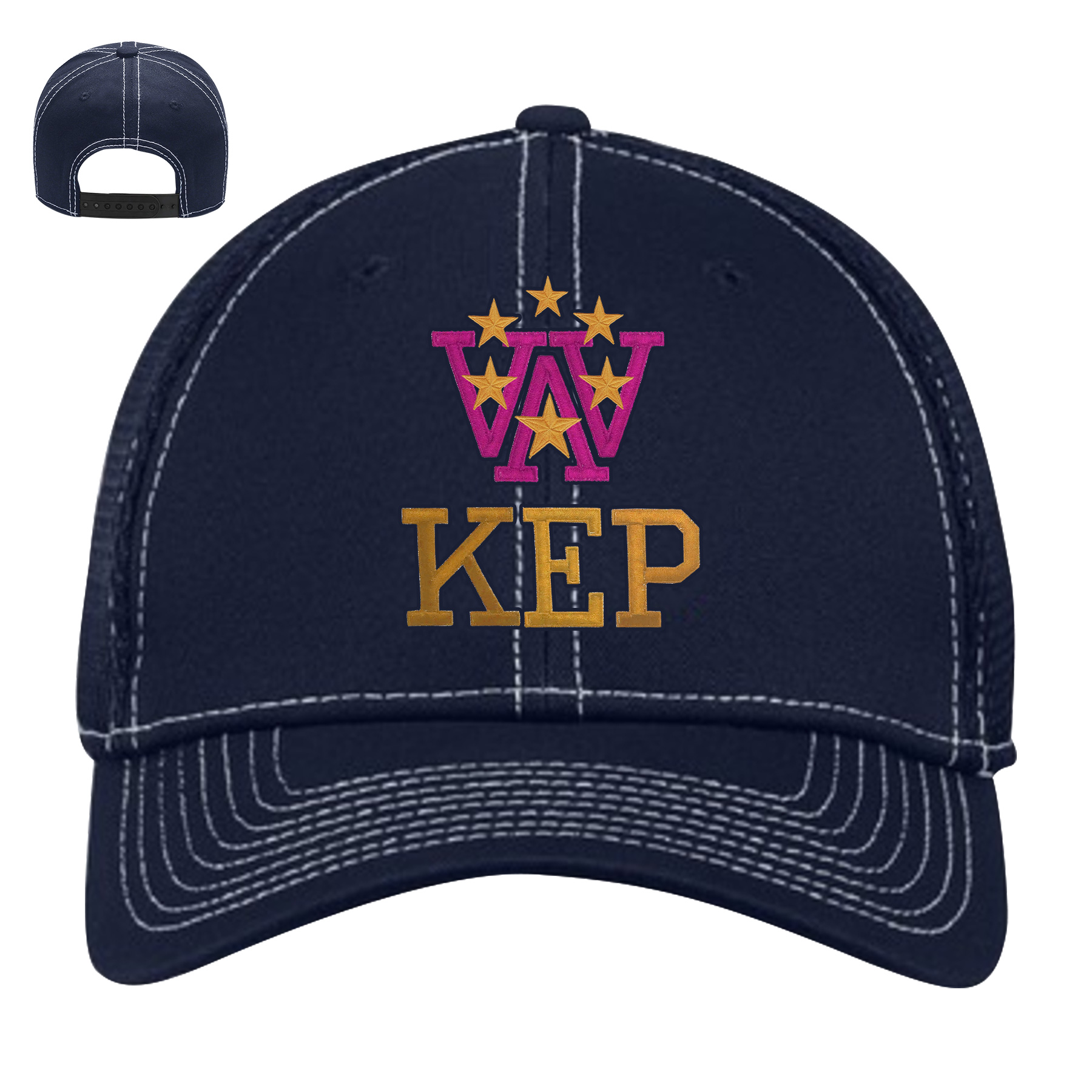 Cotton Twill Adjustable Trucker Baseball Cap 2