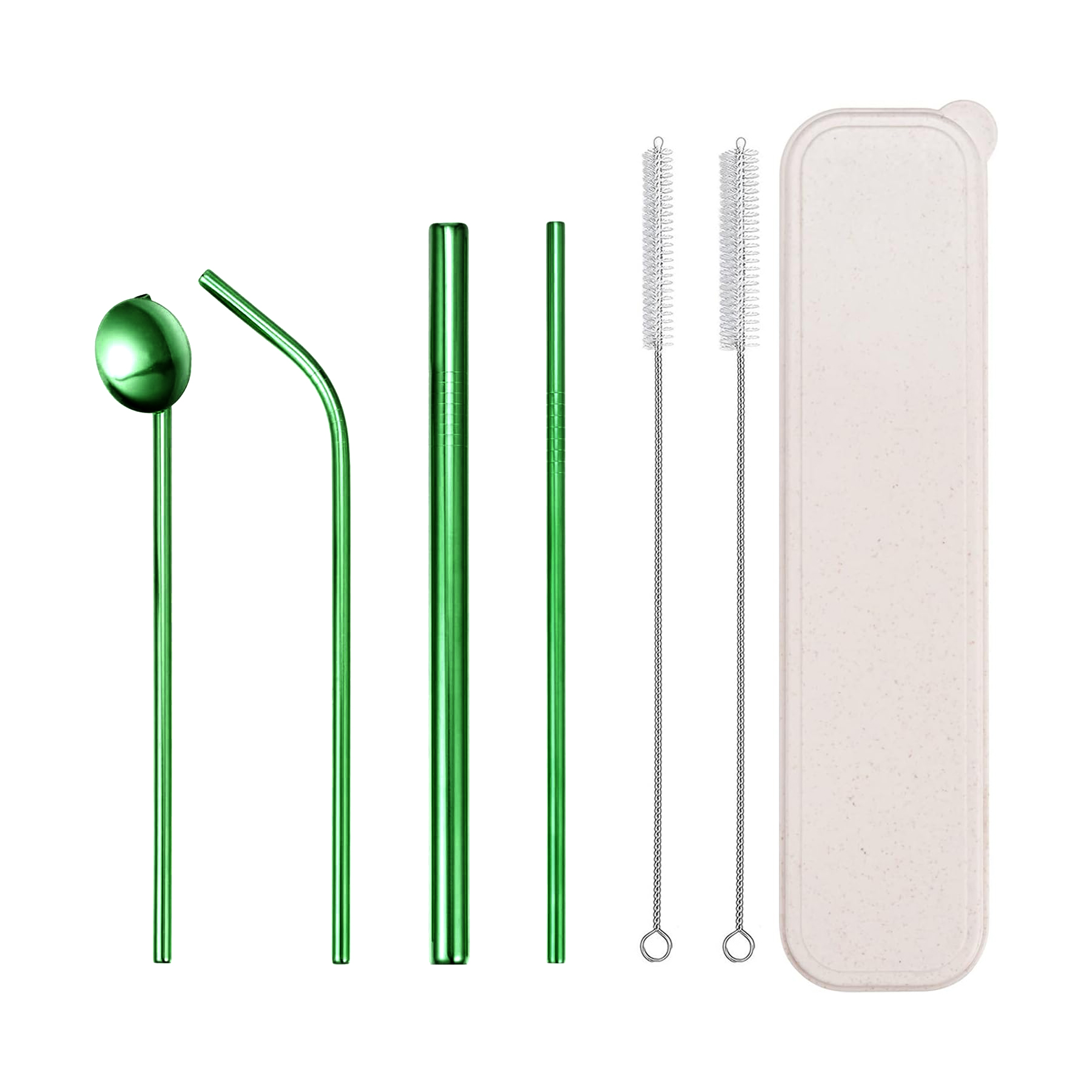 Stainless Steel Straw Set 5