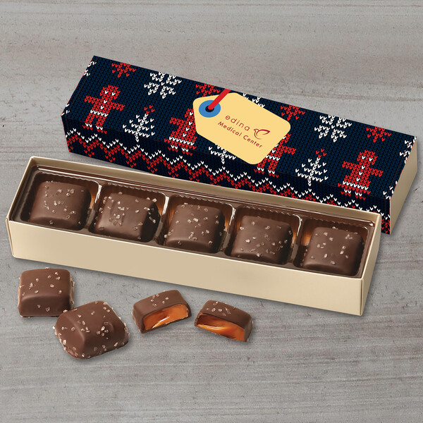 Chocolate Sea Salt Caramels Flight with Full-Color Wrap