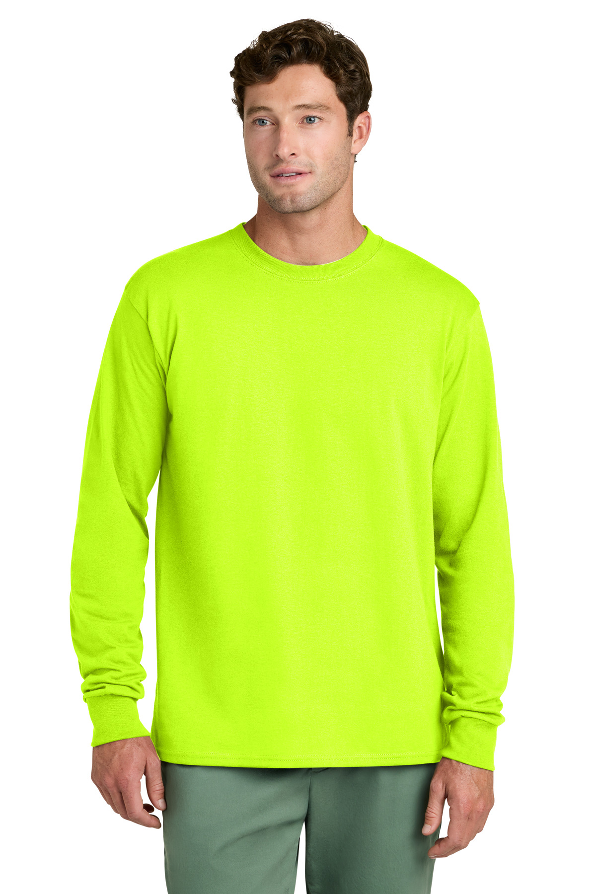 Port & Co Long Sleeve Core Cotton Tee. PC54LS 134