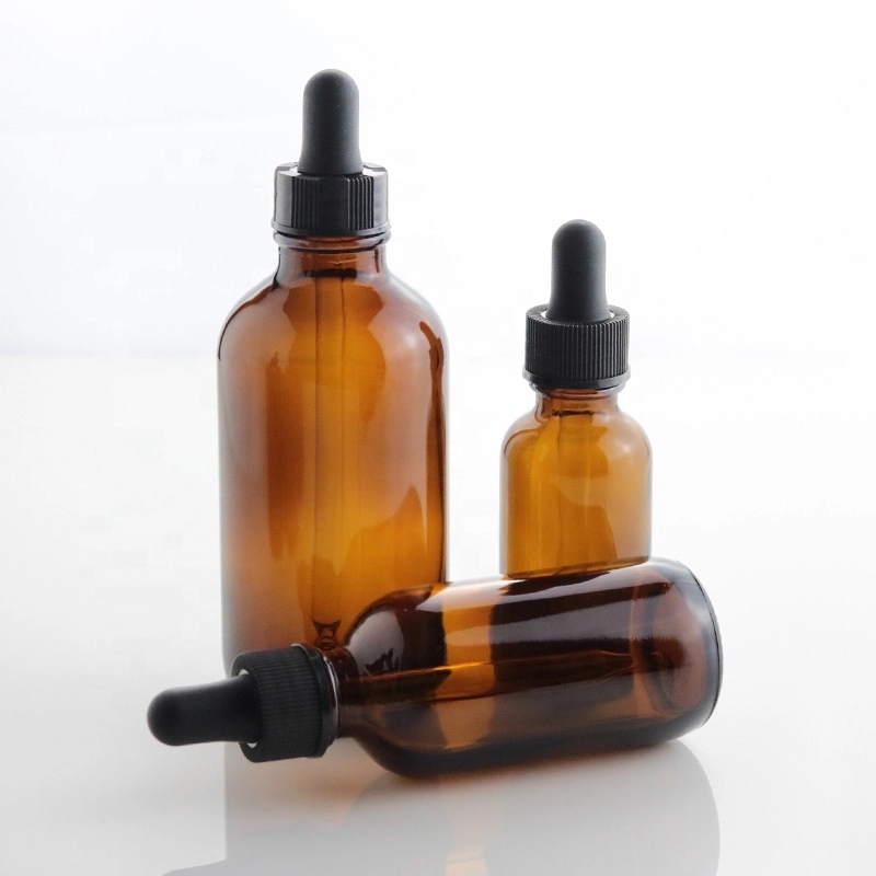 2OZ Amber Glass Essential Oil Bottle 1
