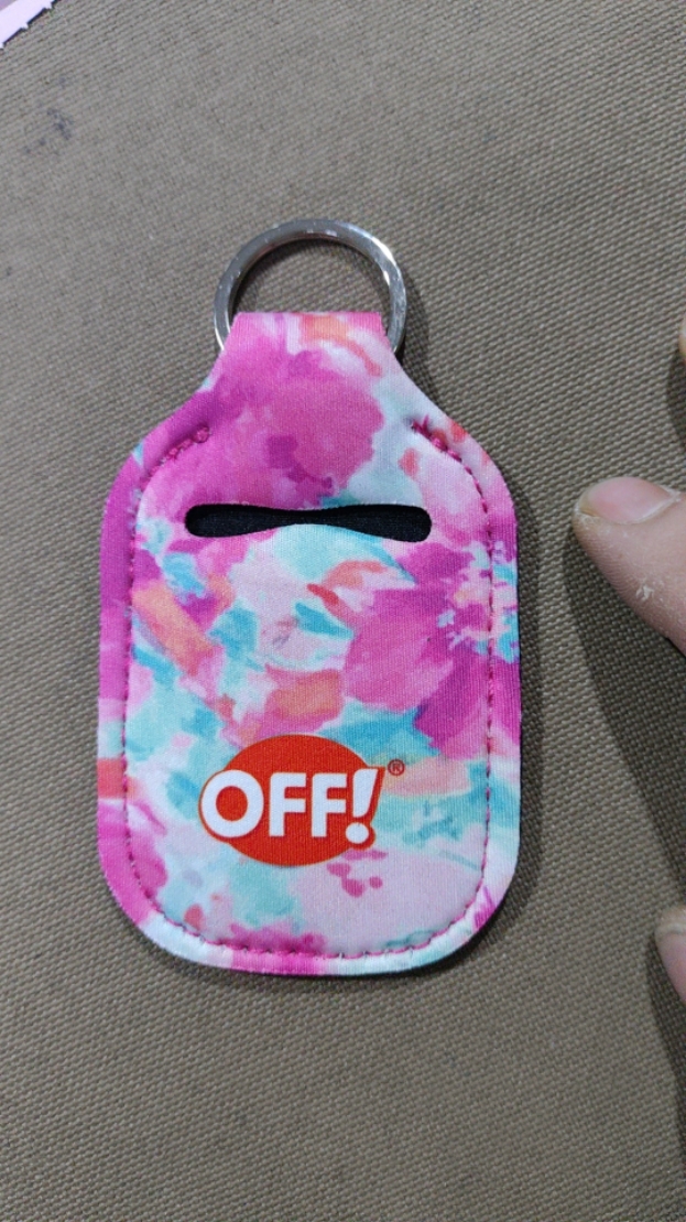 Hand Sanitizer Bottle Case Holder Keychain 3
