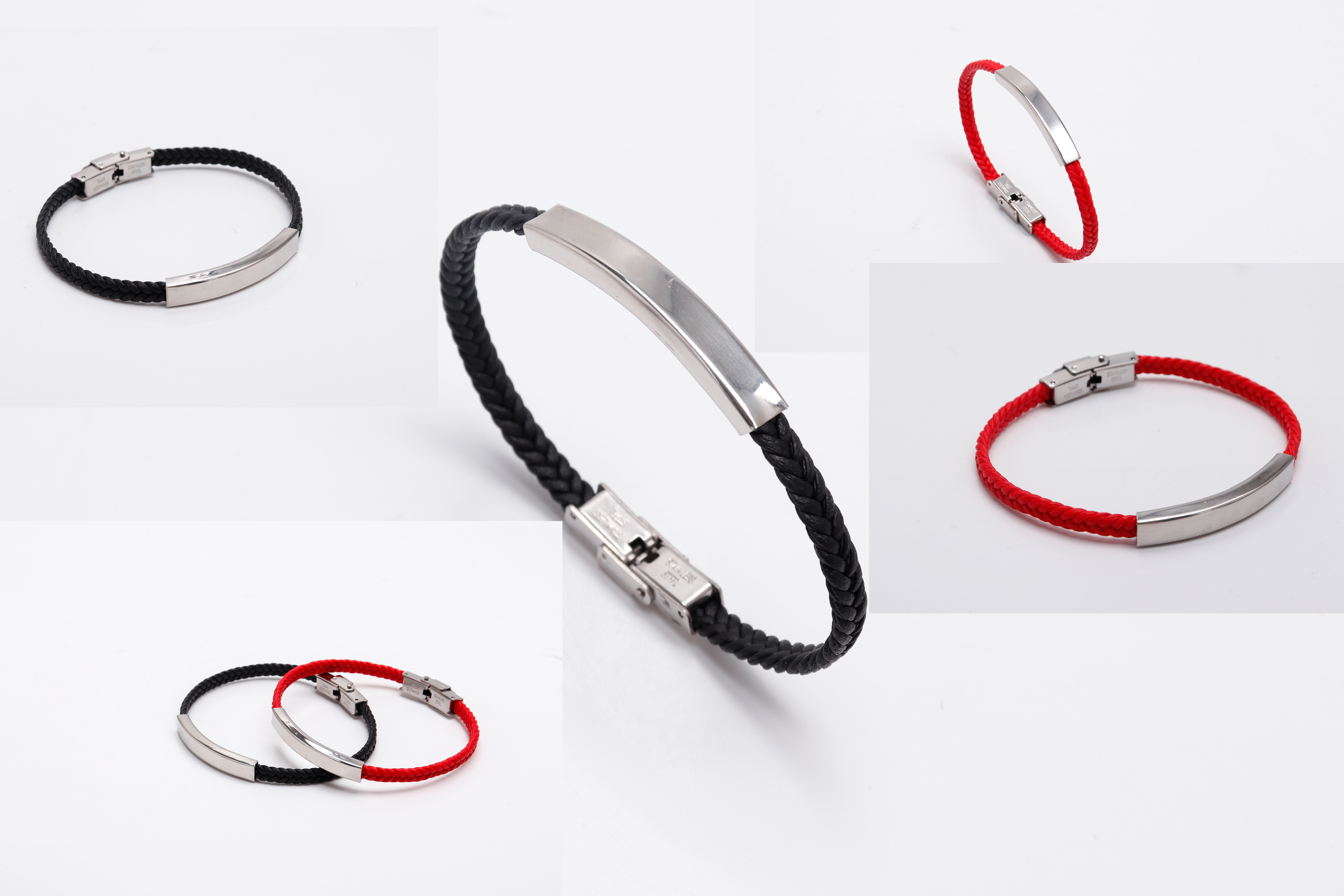 Stainless Steel Woven Bracelet/Wristband/Bangle 2