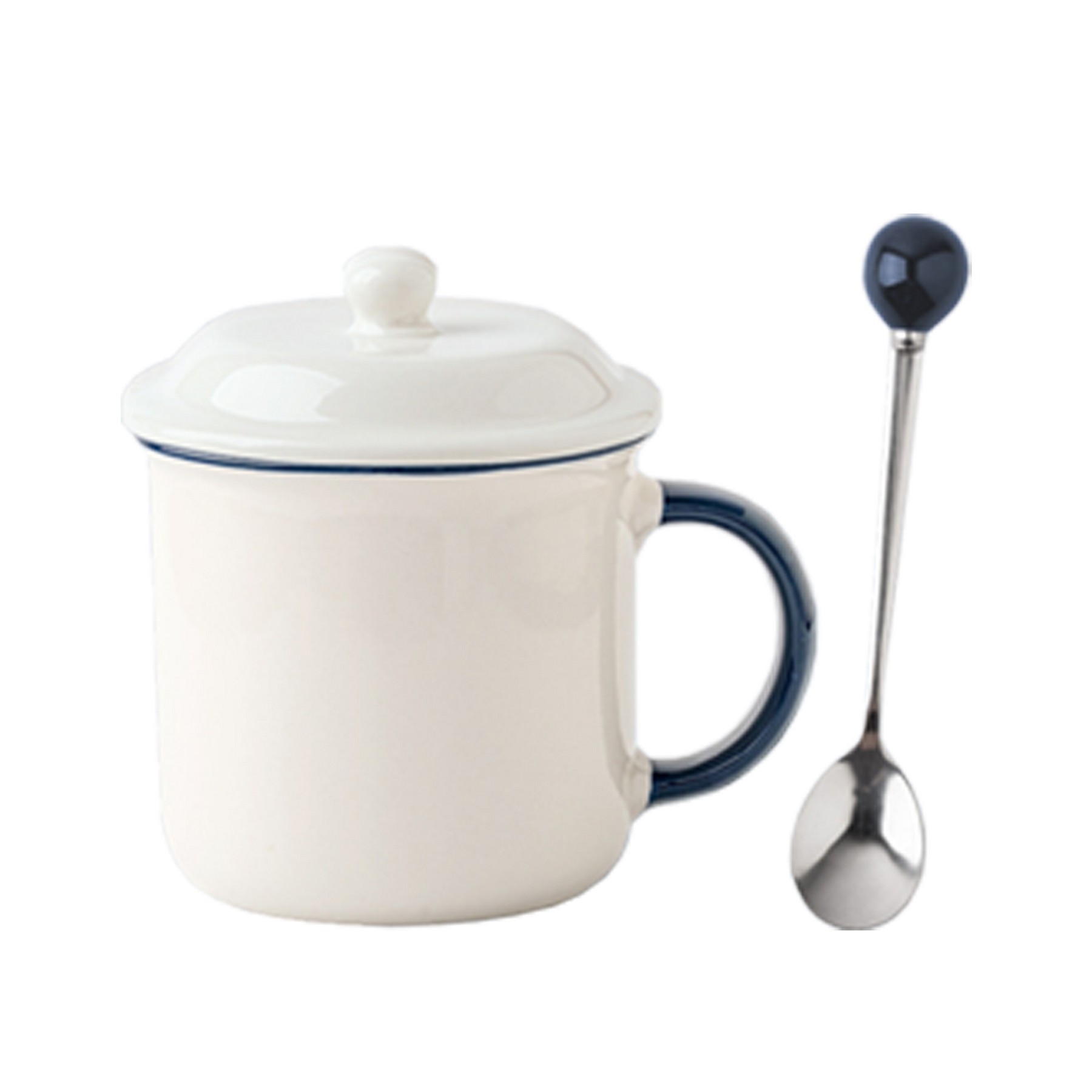 Ceramic Coffee Mugs With Lid 11 Oz 3