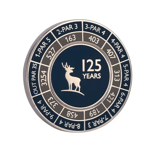 Hard Enamel Poker Chip Ball Mark Challenge Coin 3