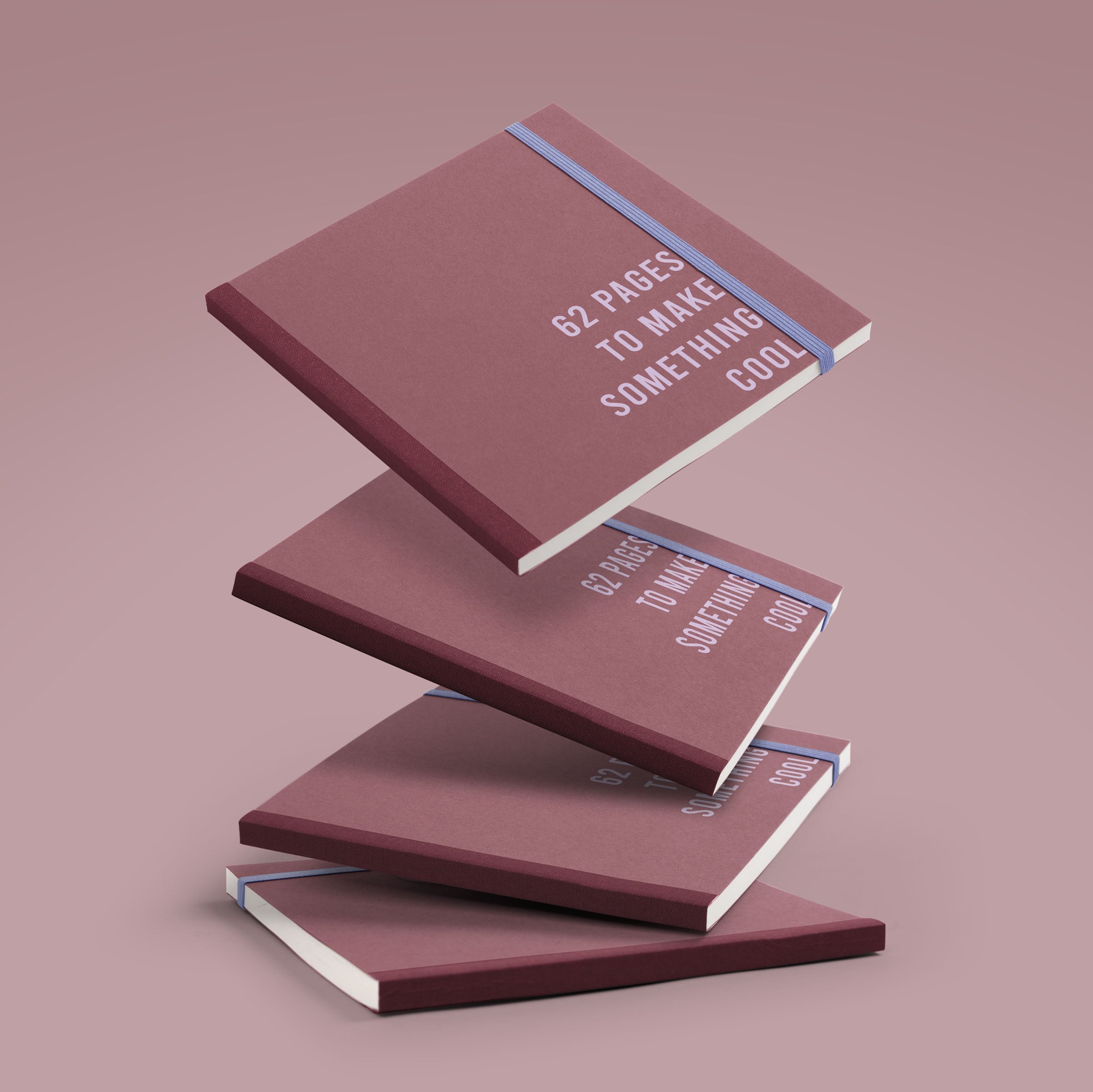 SQUARE NOTEBOOK - LARGE -TAPE - SOLID COVER 2