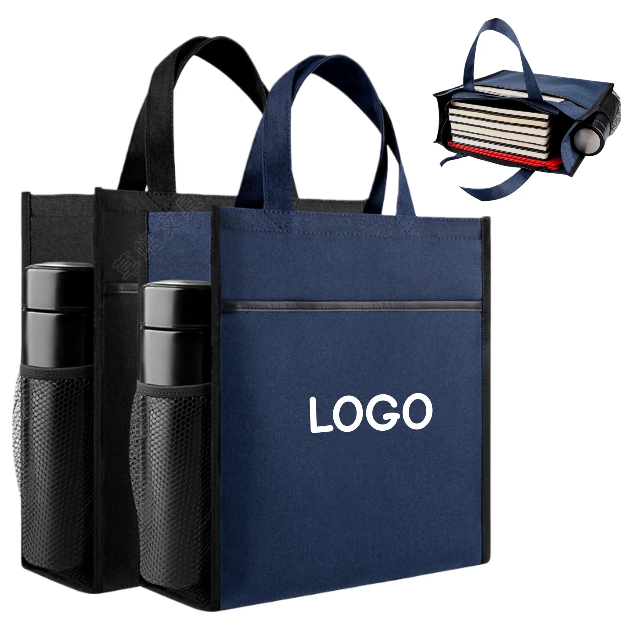 Mens Oxford Fabric Briefcase Custom Logo Office Bag