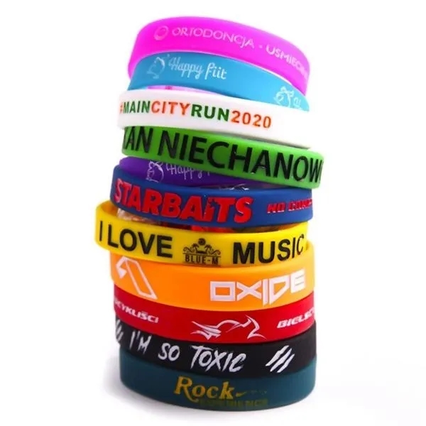 Custom Printed Silicone Wristbands 4