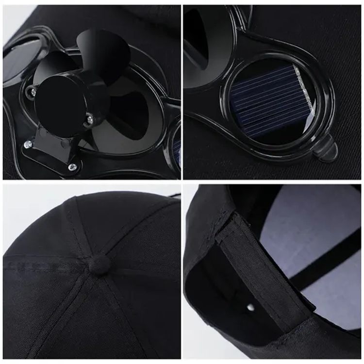 Solar Powered Fan Hat 2