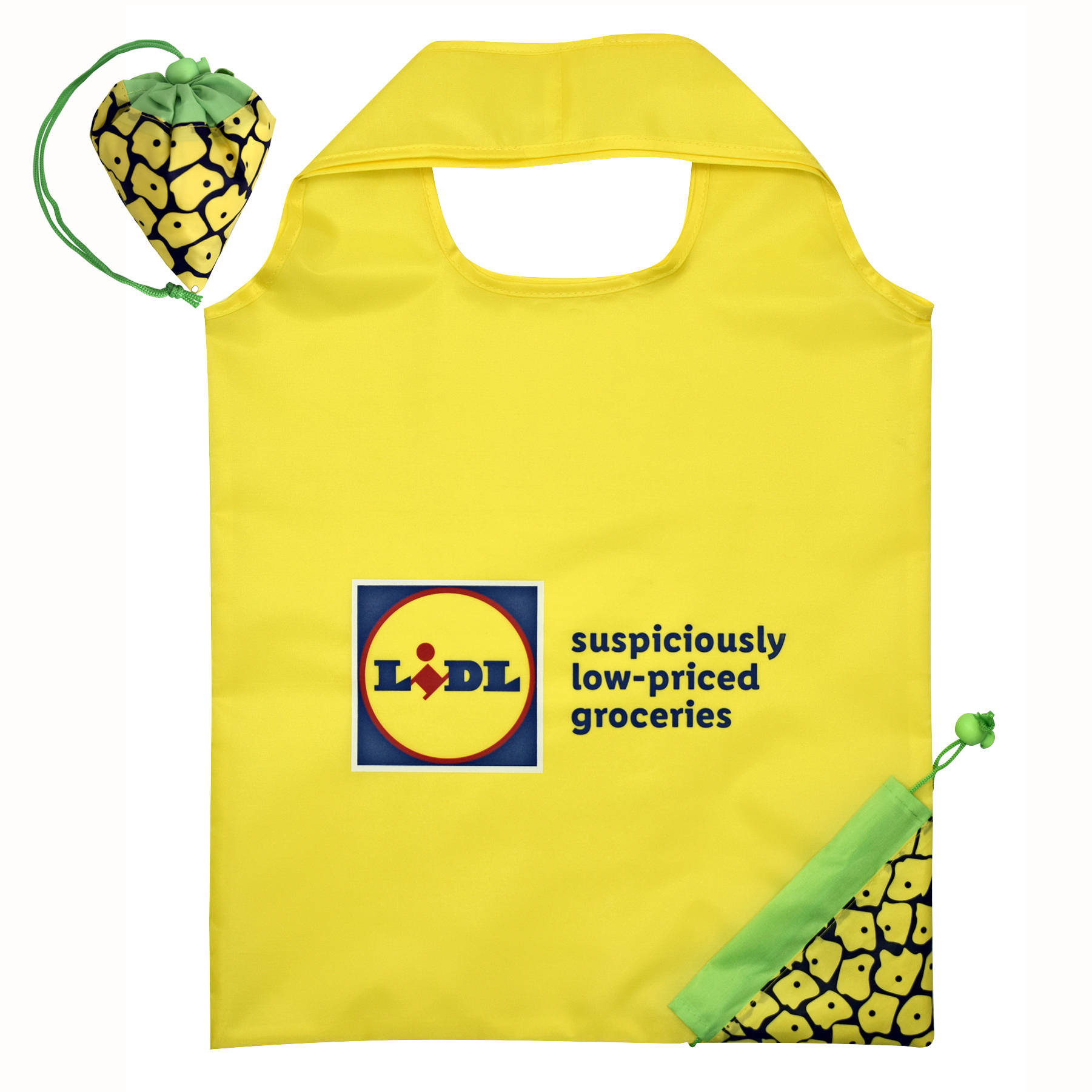 Full-Color 210D Polyester Foldable Bag 14.5"x 20" 2