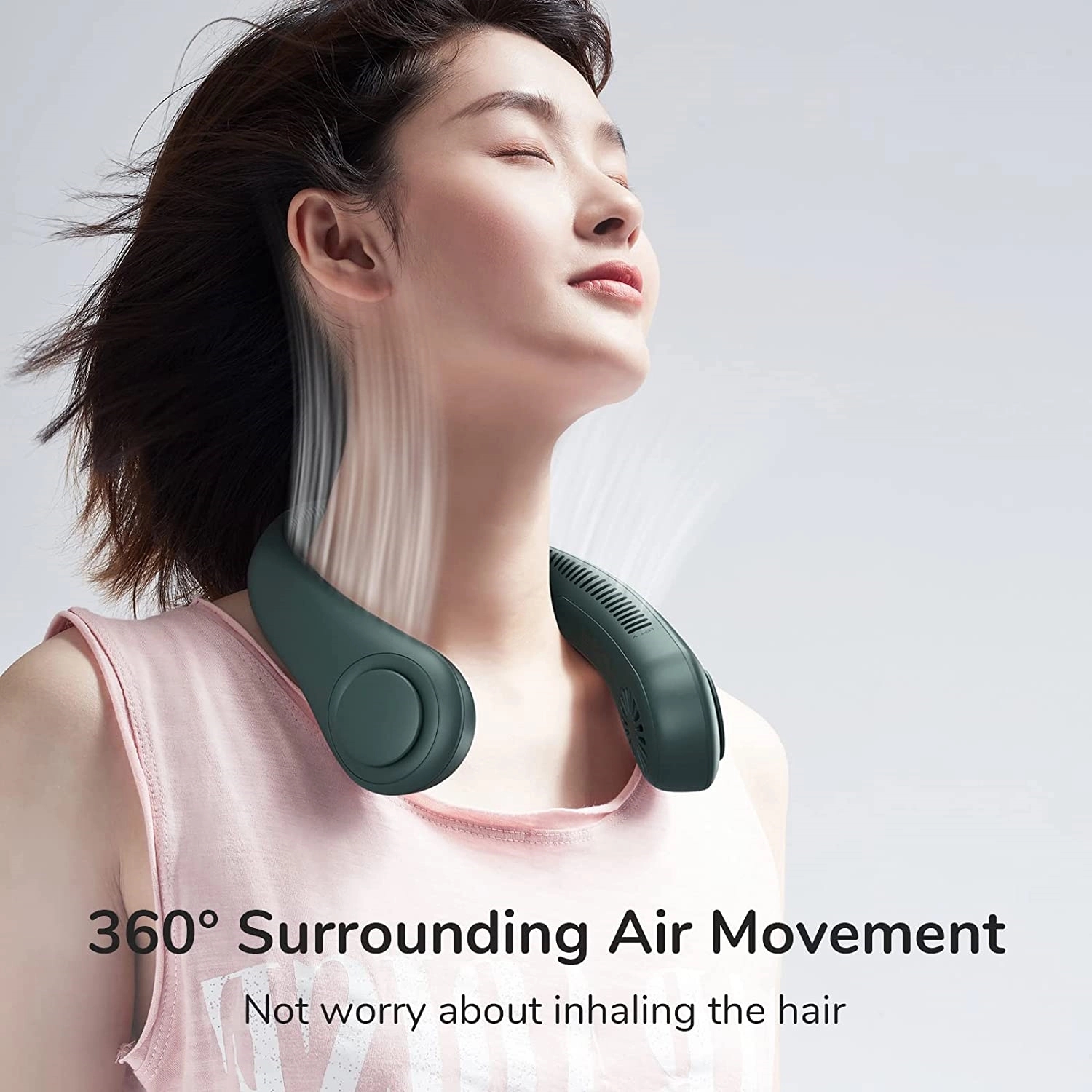 4000 Mah Wearable Personal Fan 1