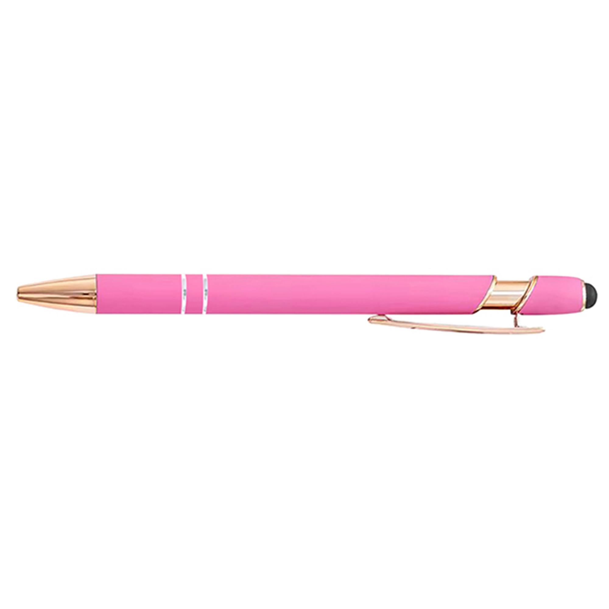 Rose Gold Soft-Touch Aluminum Pen w/ Stylus 3