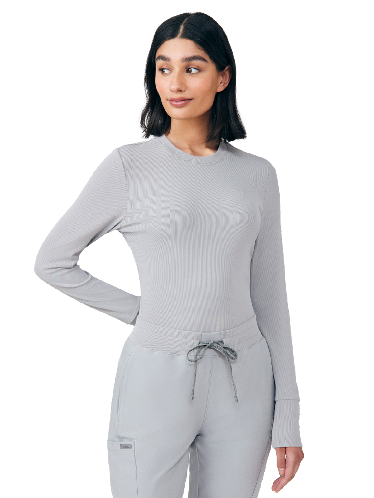 Landau - Forward - Women's One-Pocket Long-Sleeve Crew Neck Underscrub Tee 40