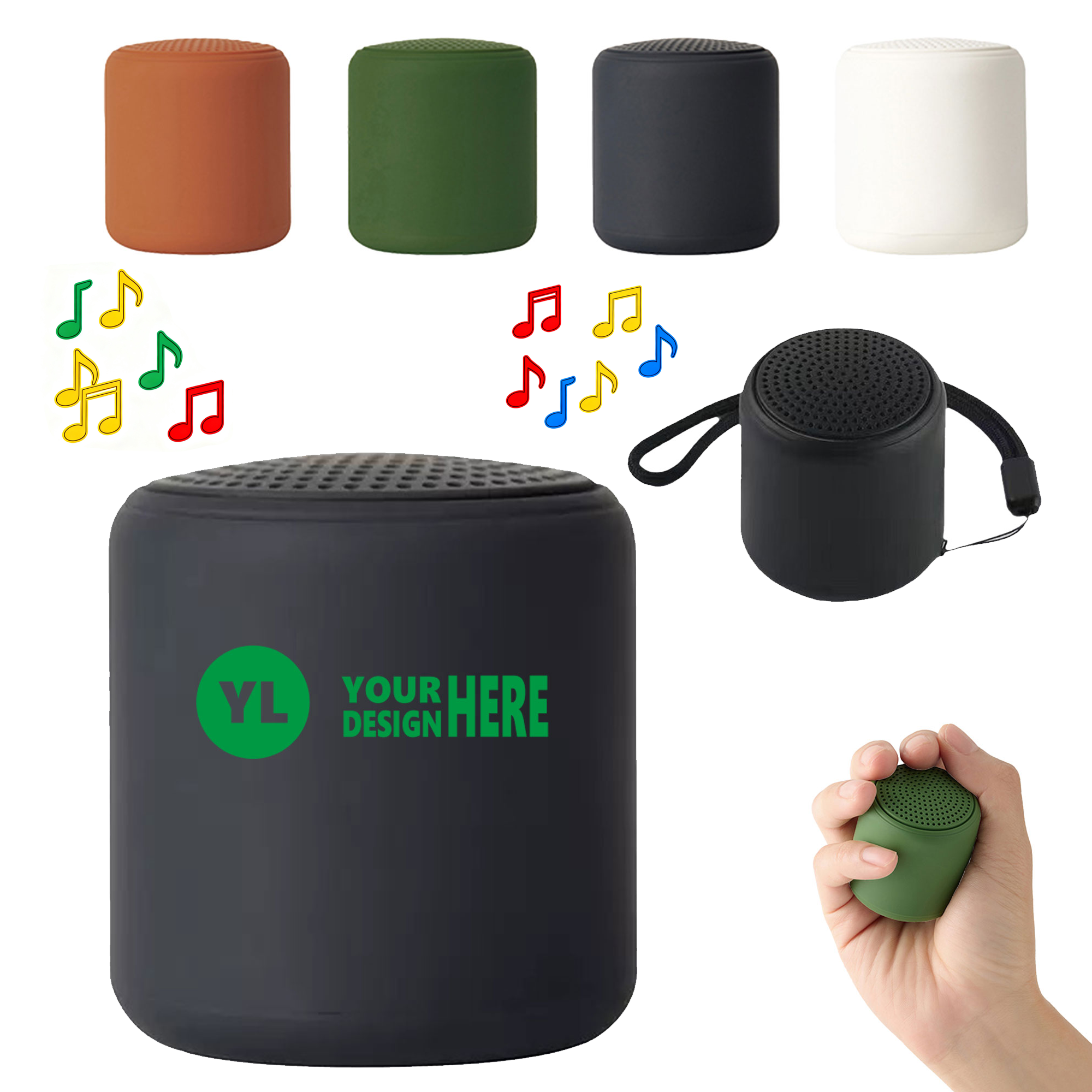 MOQ 20 Customizable Mini Macaron Wireless Speaker 2