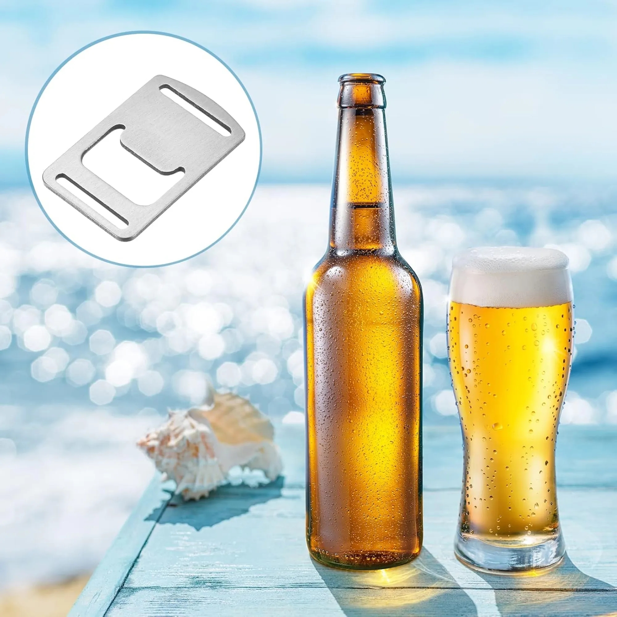 Stainless Steel Webbing Buckle Bottle Opener 4