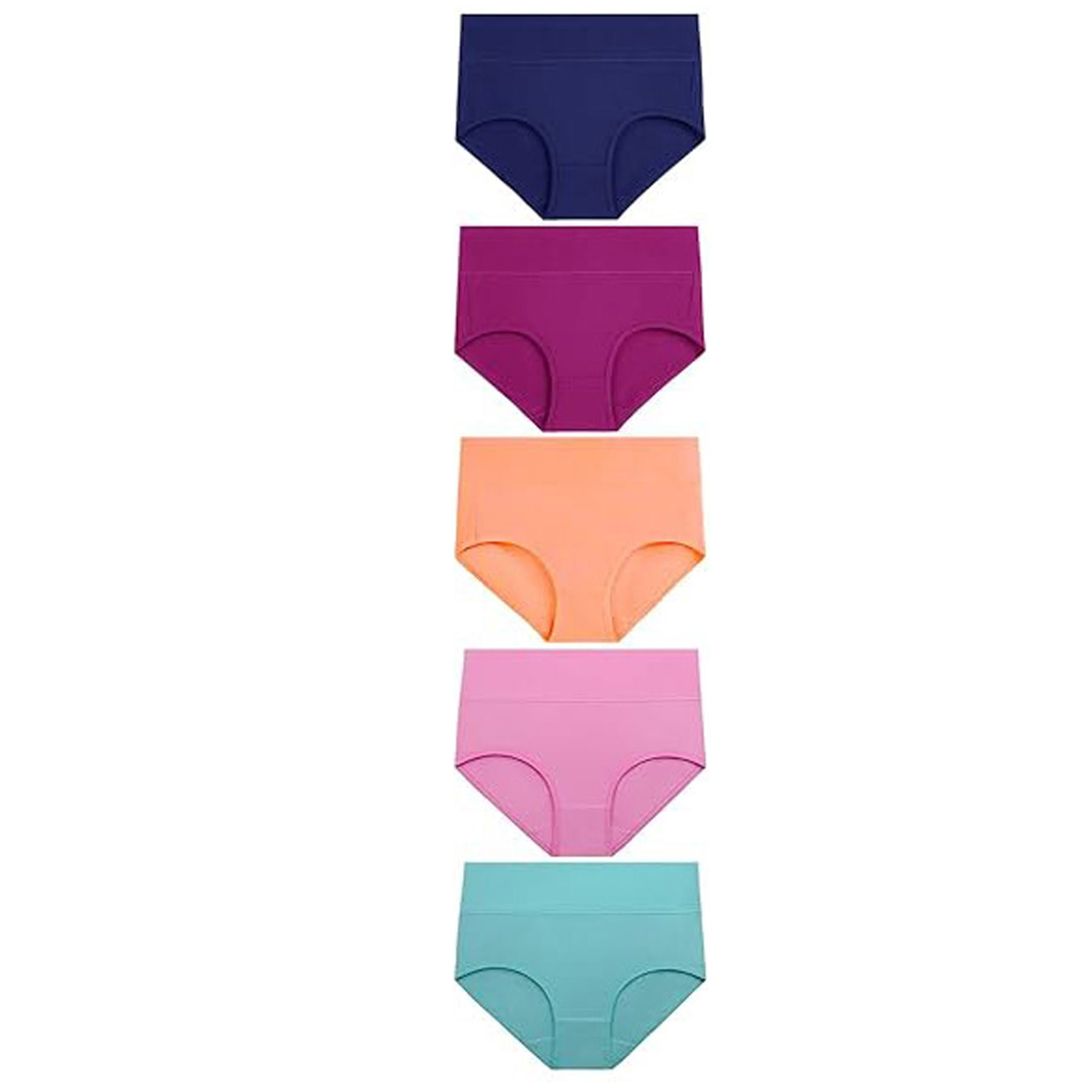 High Waisted Full Coverage Cotton Panties 1