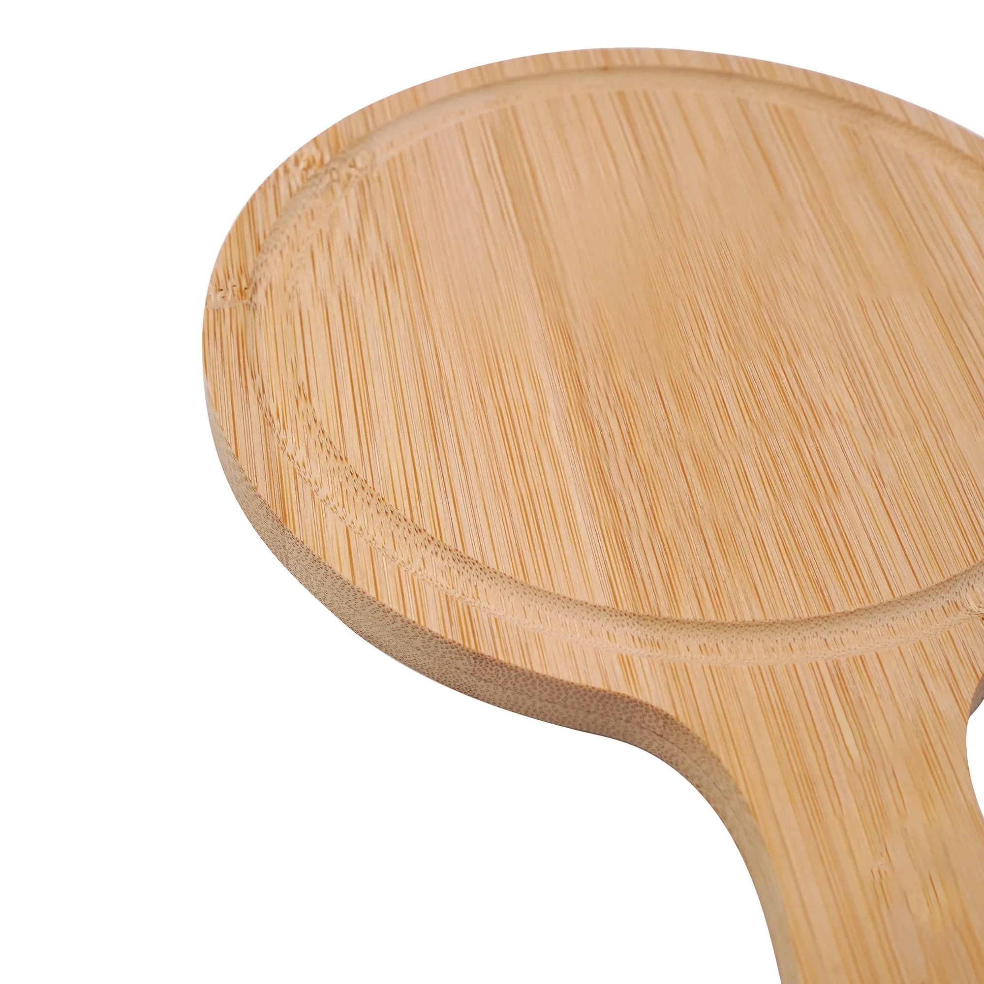 Pizza Peel with Handle Natural Wooden Cutting Board 6