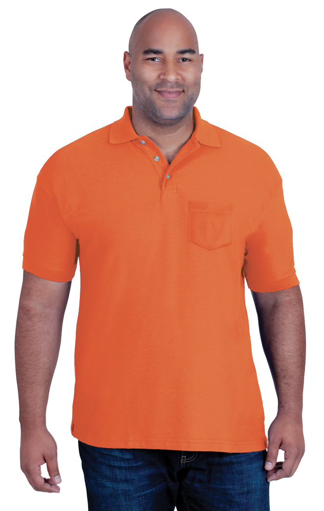 Men's Scotchgard Pique Polo with Pocket 20