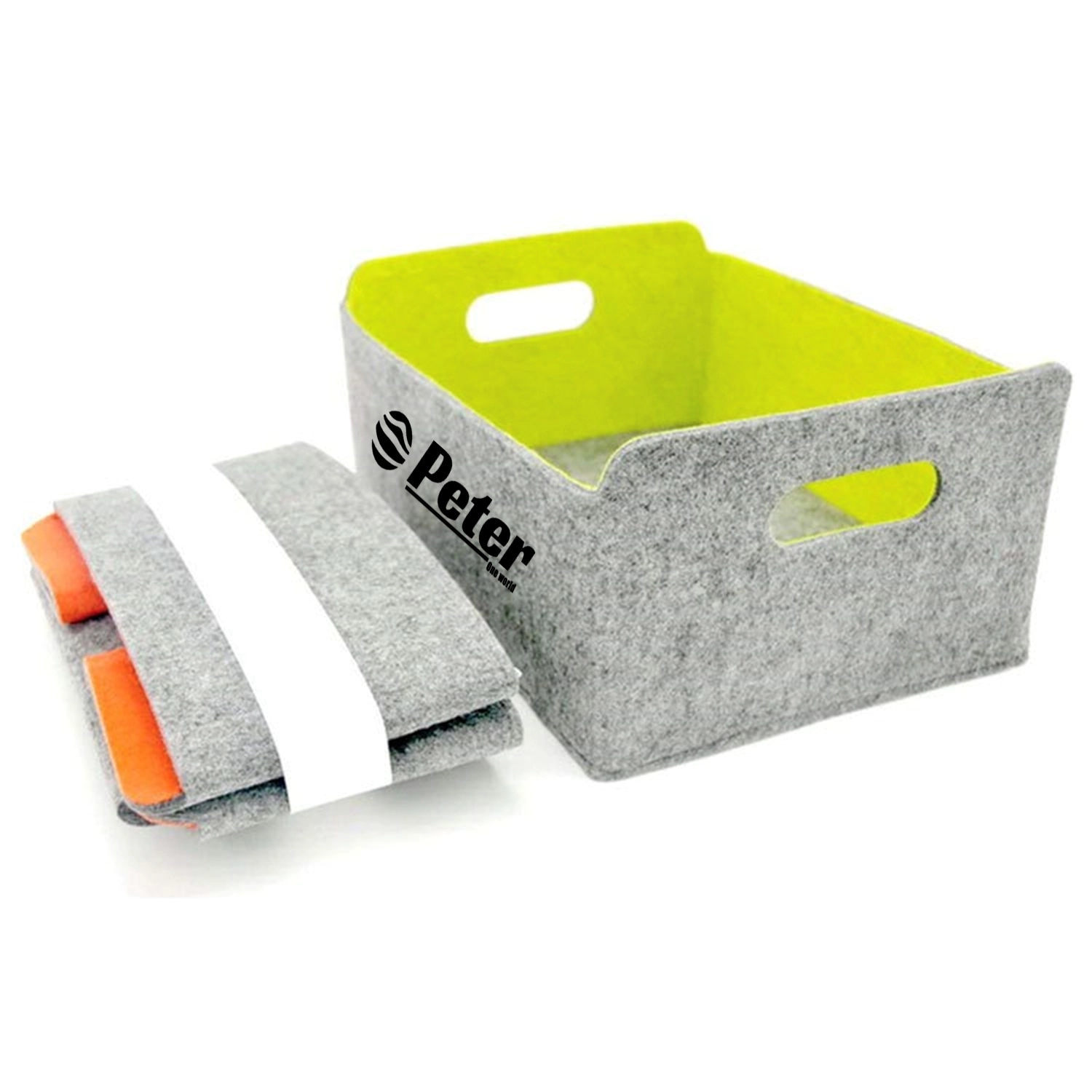 Felt Foldable Cube Bin 2