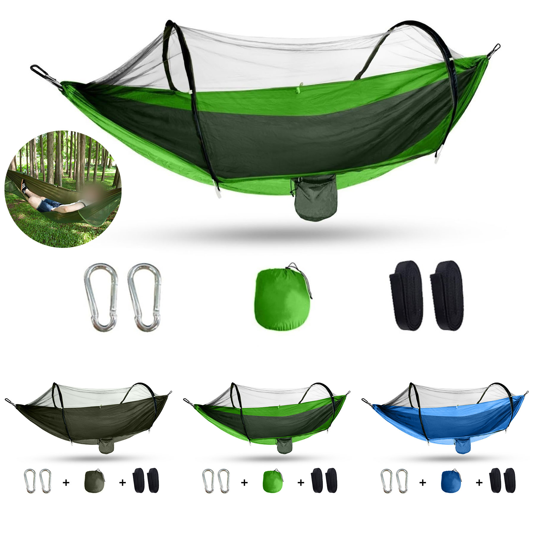 Fully Automatic Quick Opening Hammock
