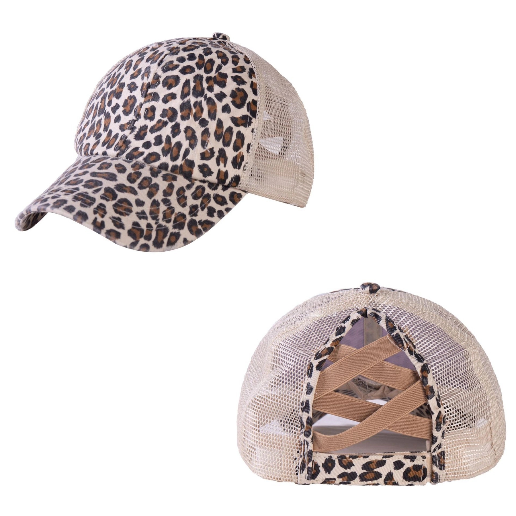Ponytail Baseball Cap with Mesh 19