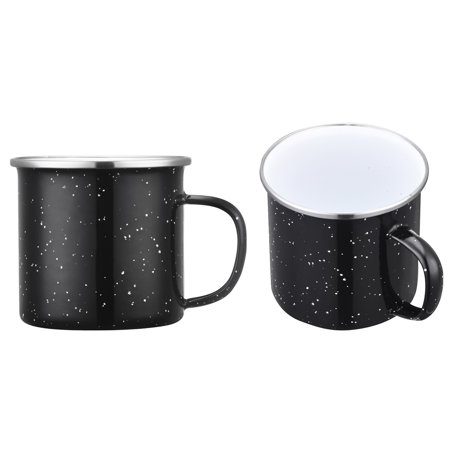 16 Oz. Enamel Mug with Stainless Steel Rim 3