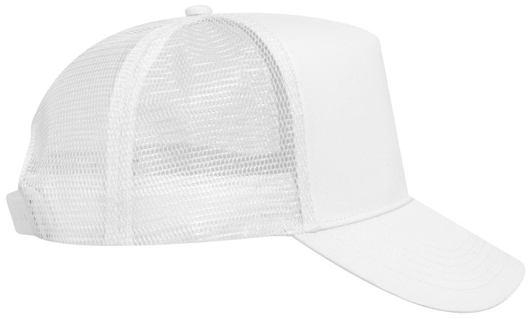 OTTO CAP® 5 Panel Mid Profile Mesh Back Trucker Hat 23