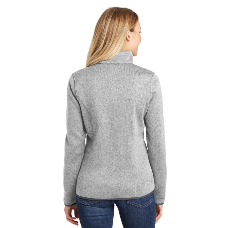 Port Authority Women's Sweater Fleece Jacket. 10