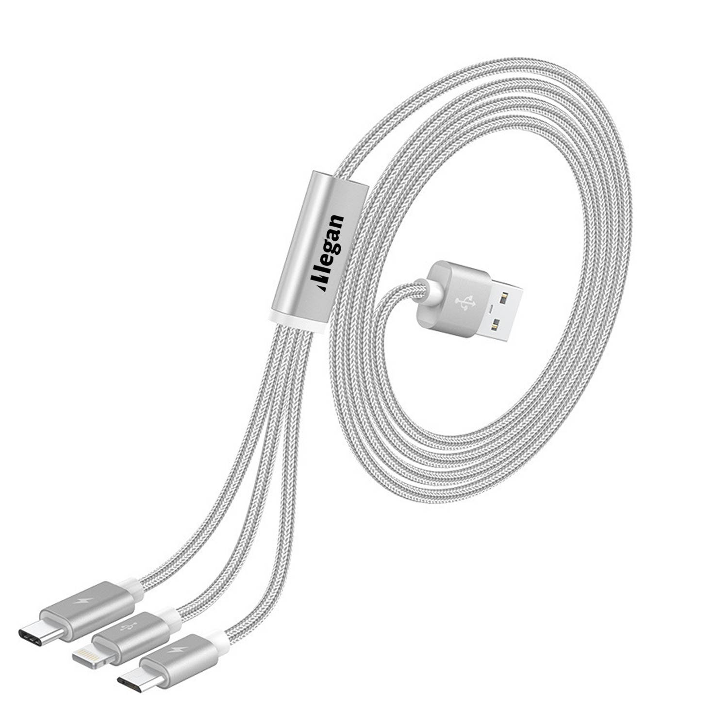 USB 3-in-1 Multifunctional Mobile Phone Charging Cable 2