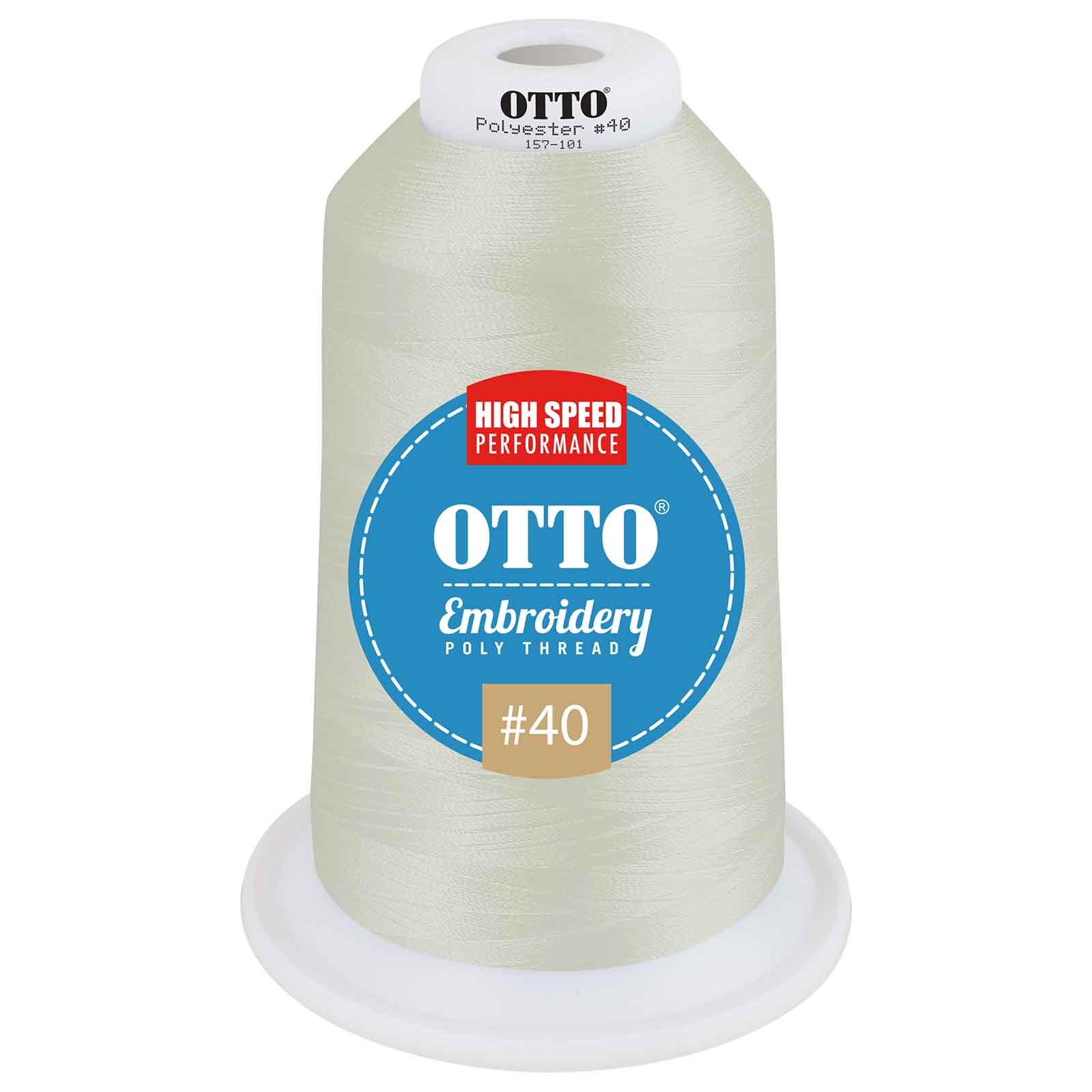OTTO Embroidery Poly Thread #40 5,500 yd. King Cone 128