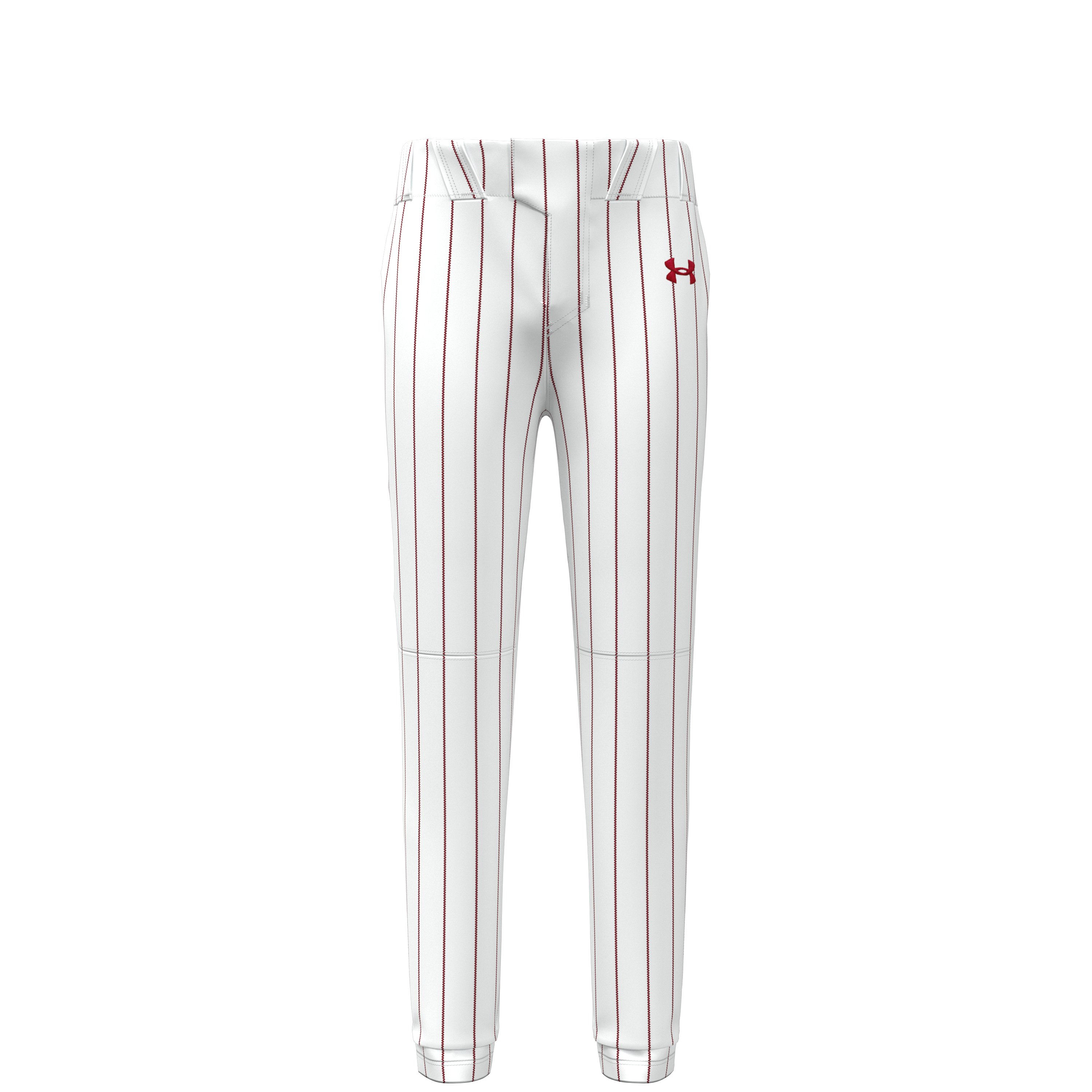 UA Utility Pro Pinstripe Tapered Boys' Baseball Pants 3