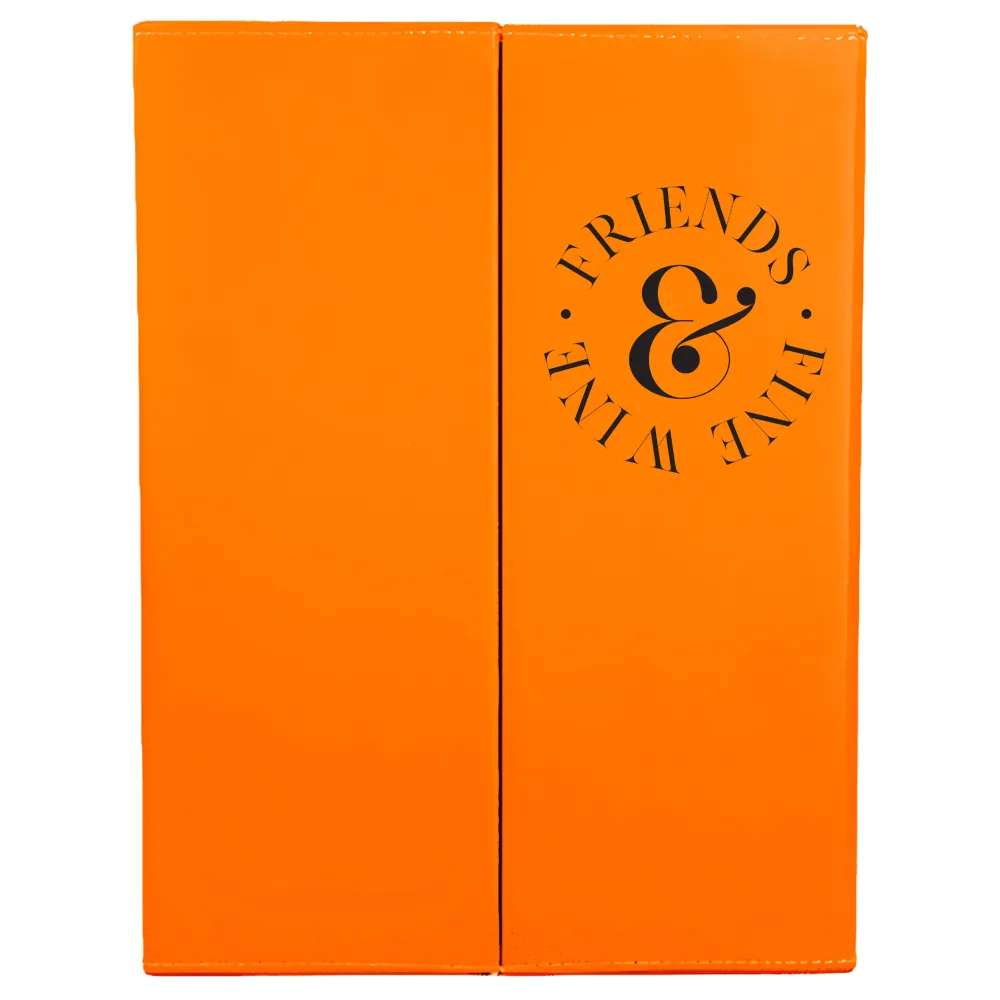 2-Bottle Leather Wine Gift Box 4