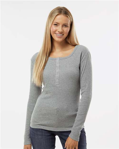 Women's Harper Long Sleeve Henley - BW2402 40