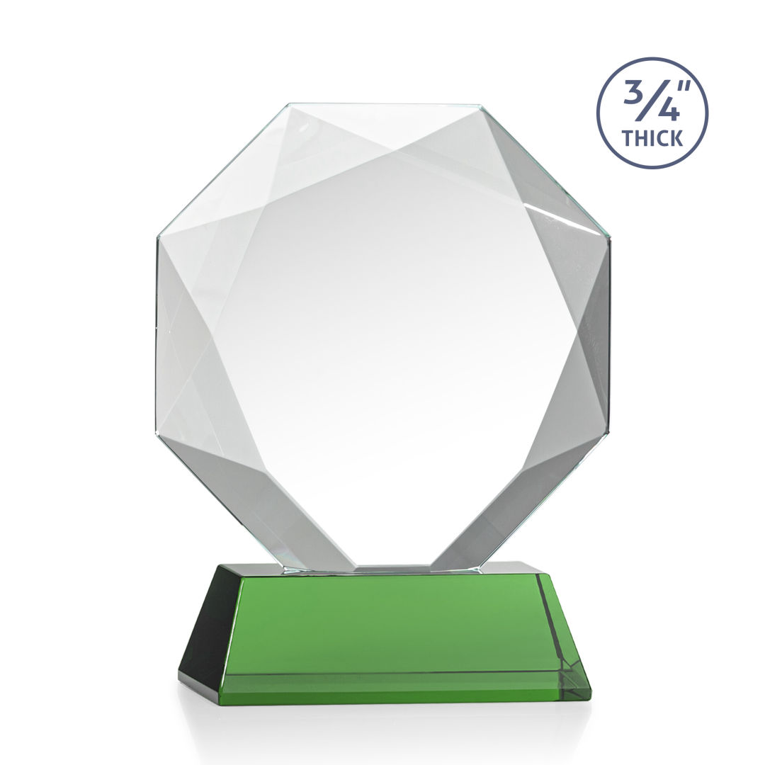 Bradford VividPrint™ Award on Newhaven Base - Green 7
