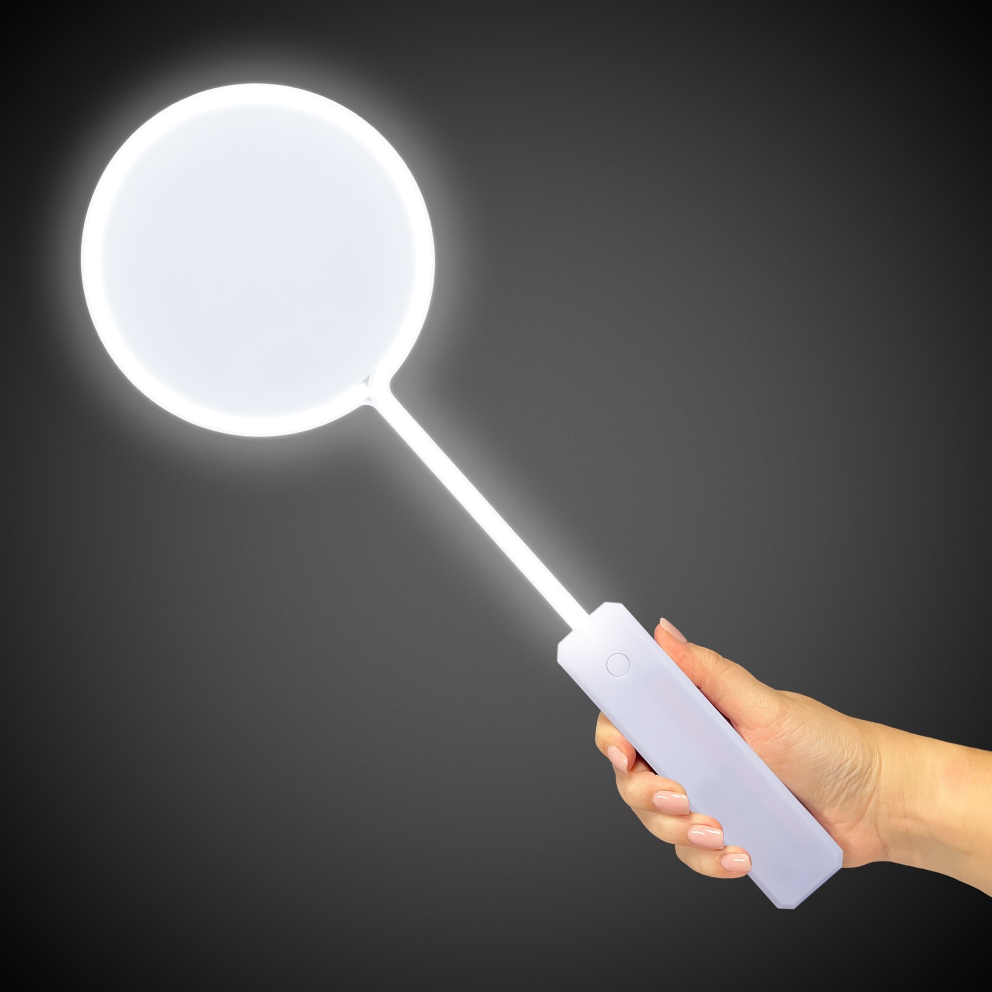 LED White Circle Wand 6