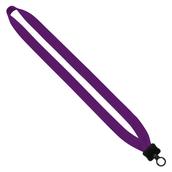 3/4" Cotton Lanyard with Plastic Clamshell & O-Ring 93