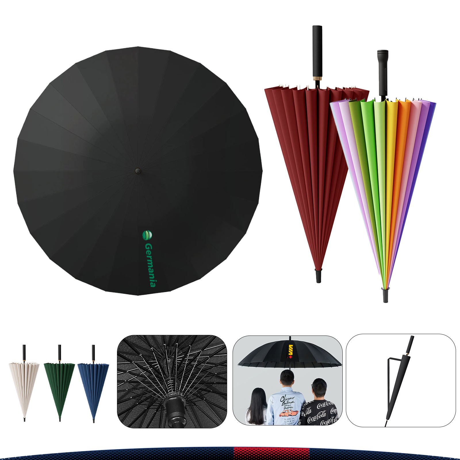 Trora Manual Straight Umbrella 7