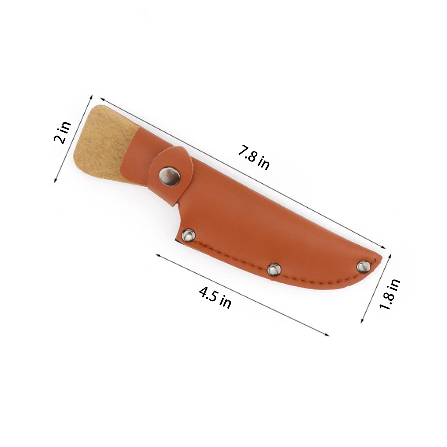 PU Fruit Knife Universal Yellow Protective Cover 5