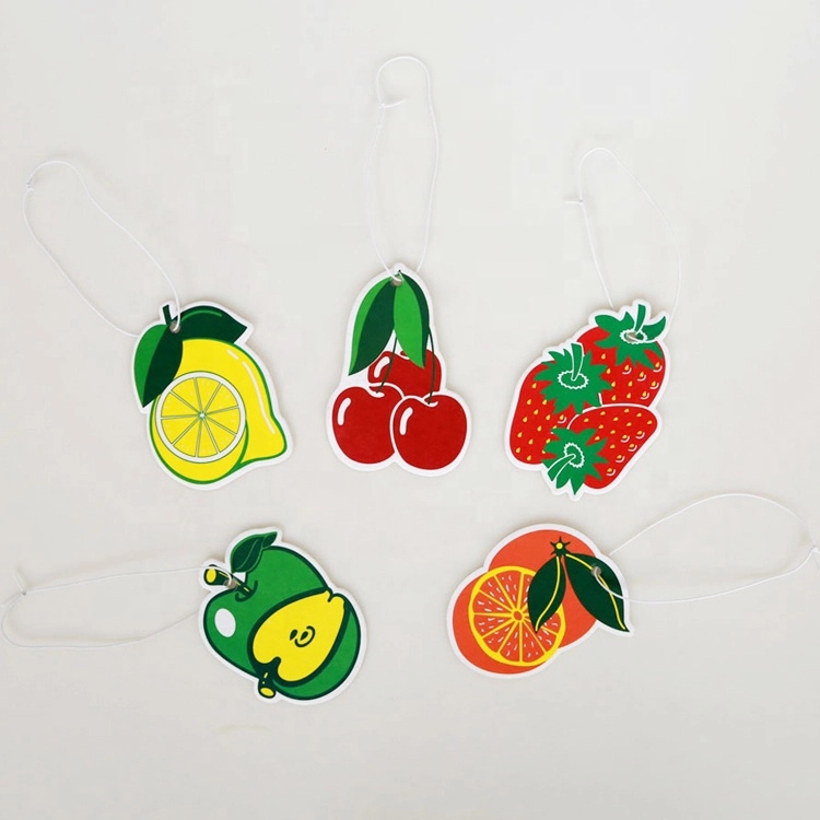 Fruit Shape Scent Paper Car Air Freshener 7