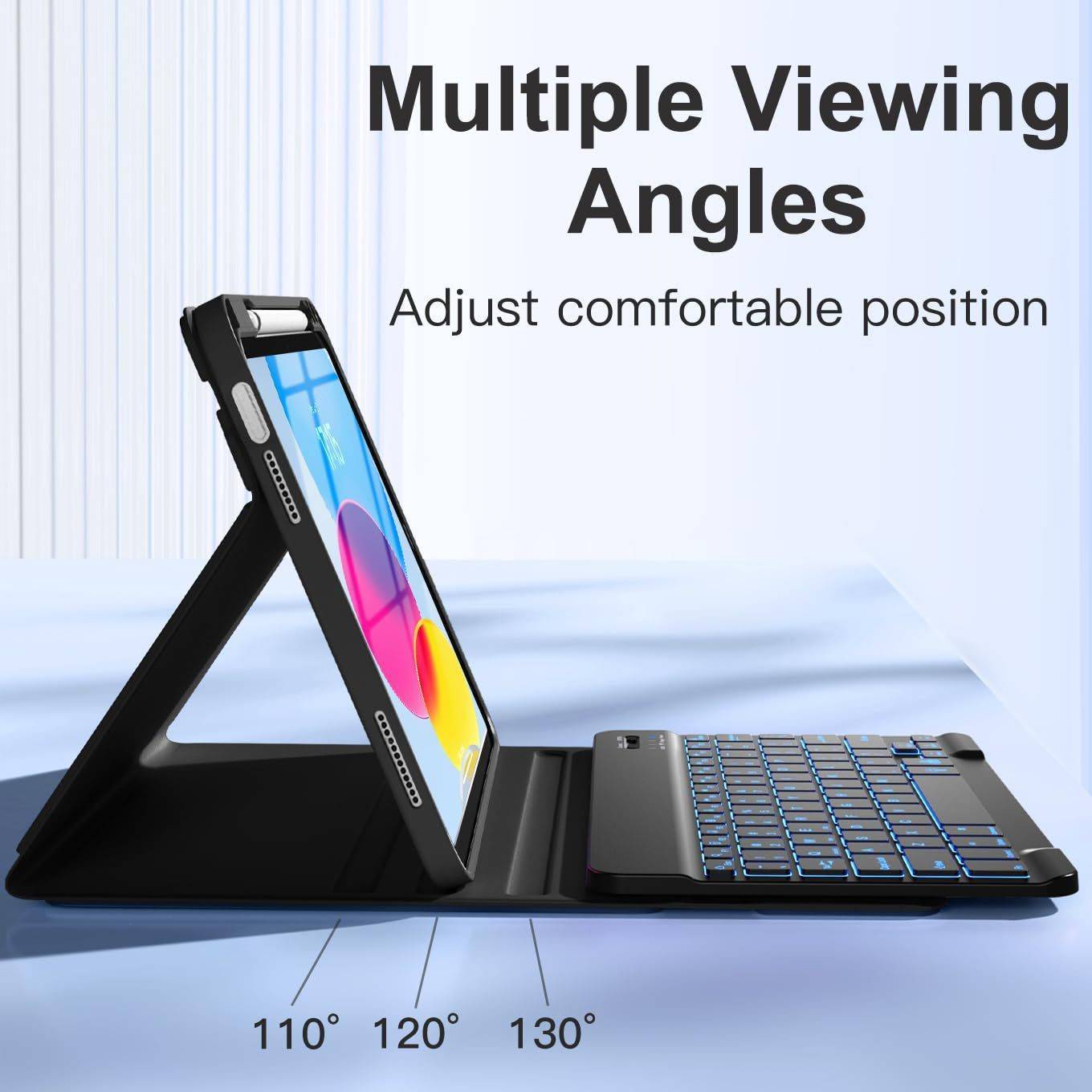 iPad Air 10.2-10.9/11 inch Pro wireless keyboard case 4